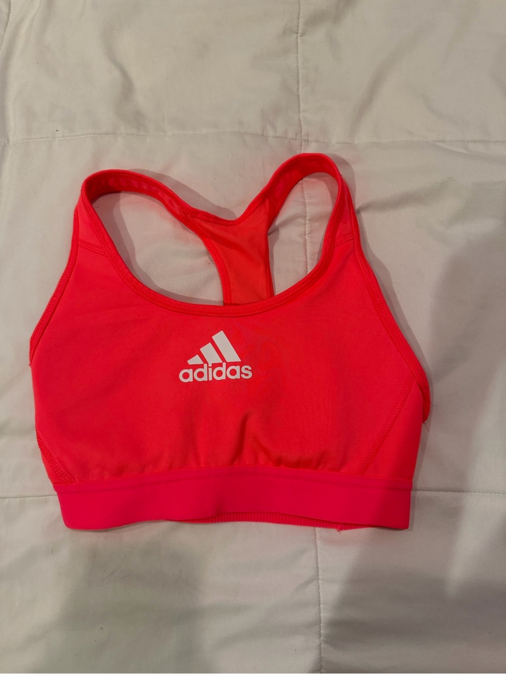 adidas Women’s Neon orange Sports Top